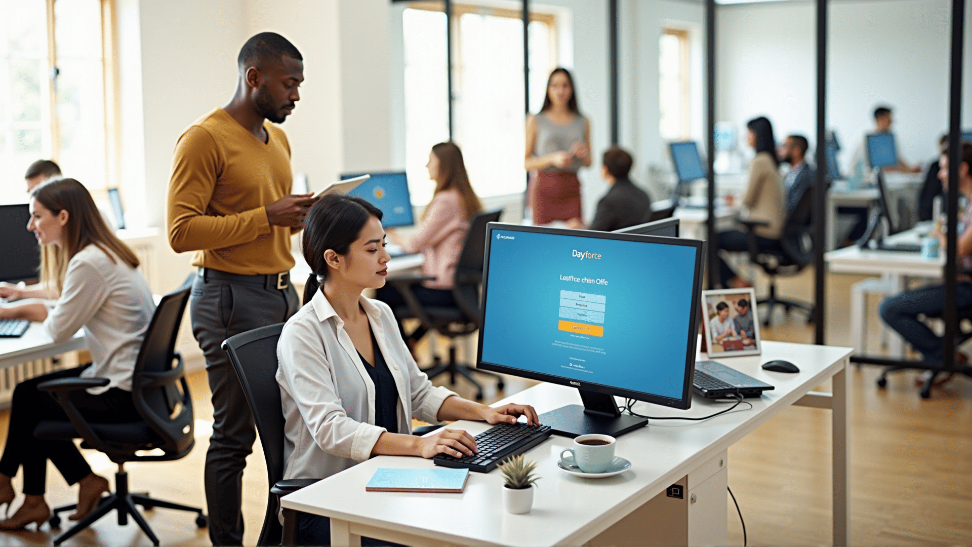 Employee login to Dayforce system
